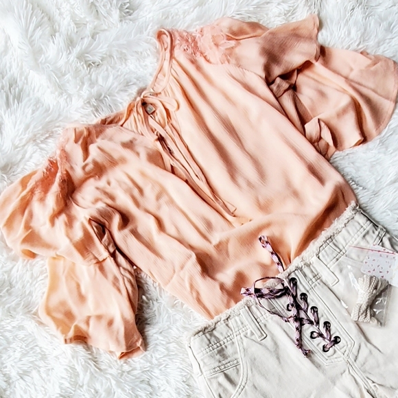 Tops - PEACHES BOHO FLARE TOP